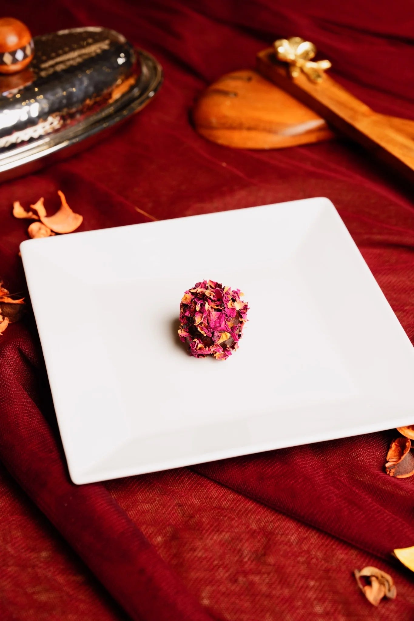 Rose Digestive Marzipan - Energy Bite (6 pieces)