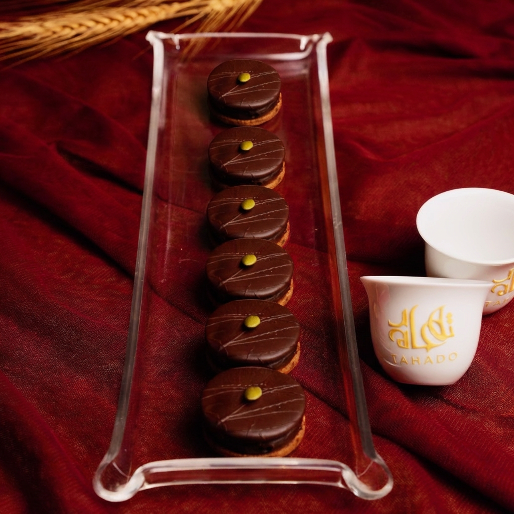 Dark Ganache Sablé (5 Pieces)